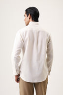 Ecru Solid Shirt