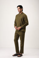 Olive Drift Comfort Co-ord Set