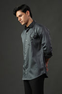 Pour of Precision Hand Embroidered Shirt