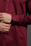 Crimson Dynasty Silken Fluid
Shirt