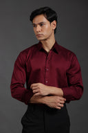 Crimson Dynasty Silken Fluid
Shirt