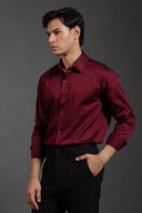 Crimson Dynasty Silken Fluid
Shirt