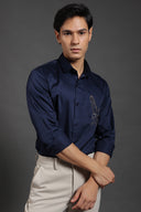 Wings of Precision Hand Embroidered Shirt