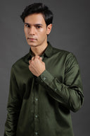 Vert Dusk Satin Shirt
