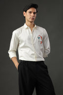 Tipsy Threads Hand Embroidered Shirt