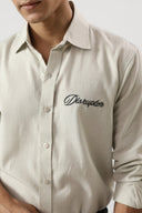 Disruptor Script Embroidered Shirt