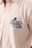 Rose Drift Embroidered Shirt