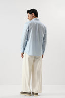 Azure Nomad Embroidered Shirt