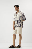 Paris Manuscript Oversized Shirt
