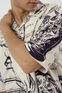 Paris Manuscript Oversized Shirt